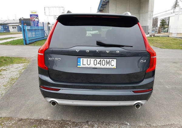 Volvo XC 90 cena 159900 przebieg: 63000, rok produkcji 2017 z Tuszyn małe 211